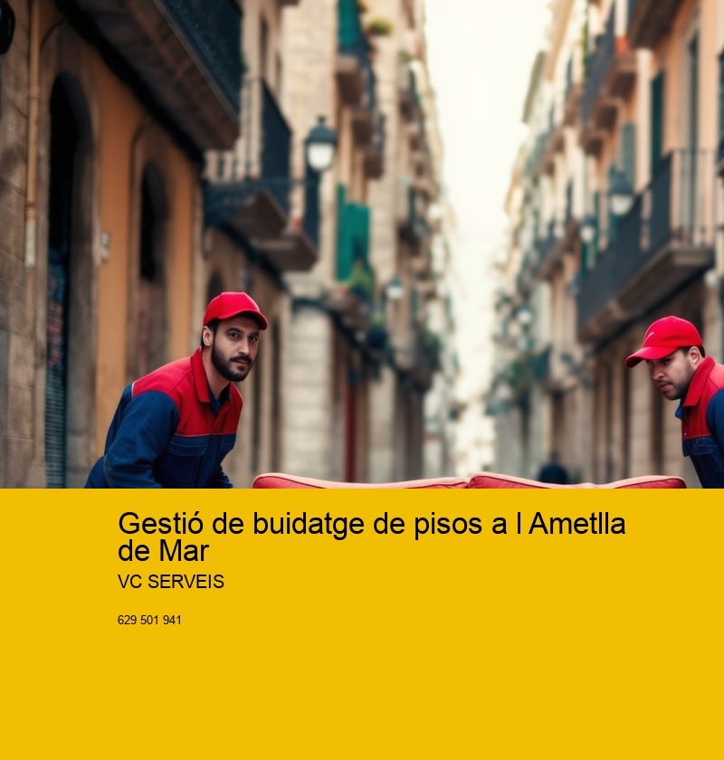 Gestió de buidatge de pisos a l Ametlla de Mar
