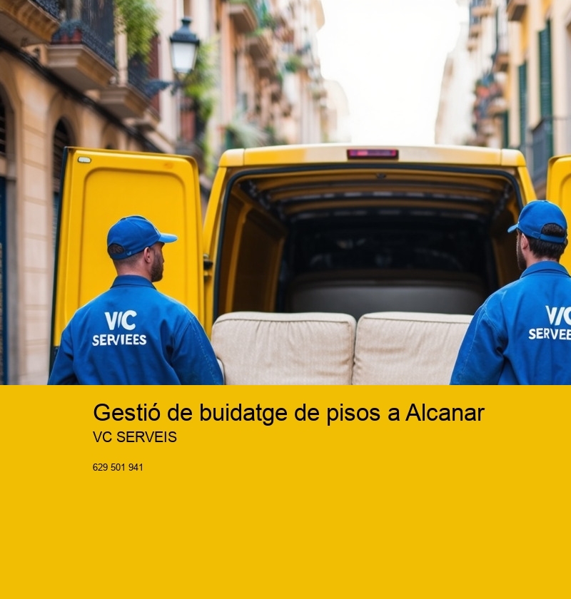 Gestió de buidatge de pisos a Alcanar