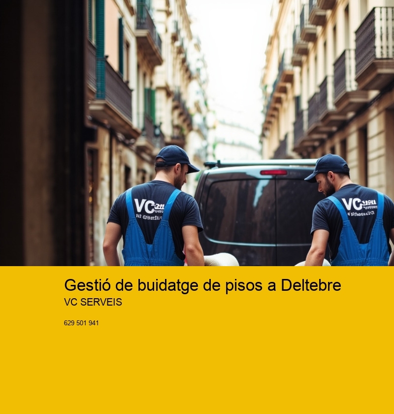 Gestió de buidatge de pisos a Deltebre
