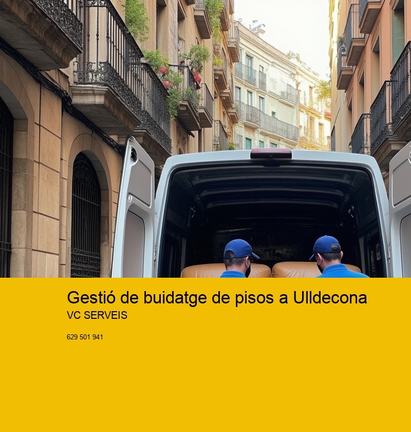 Gestió de buidatge de pisos a Ulldecona