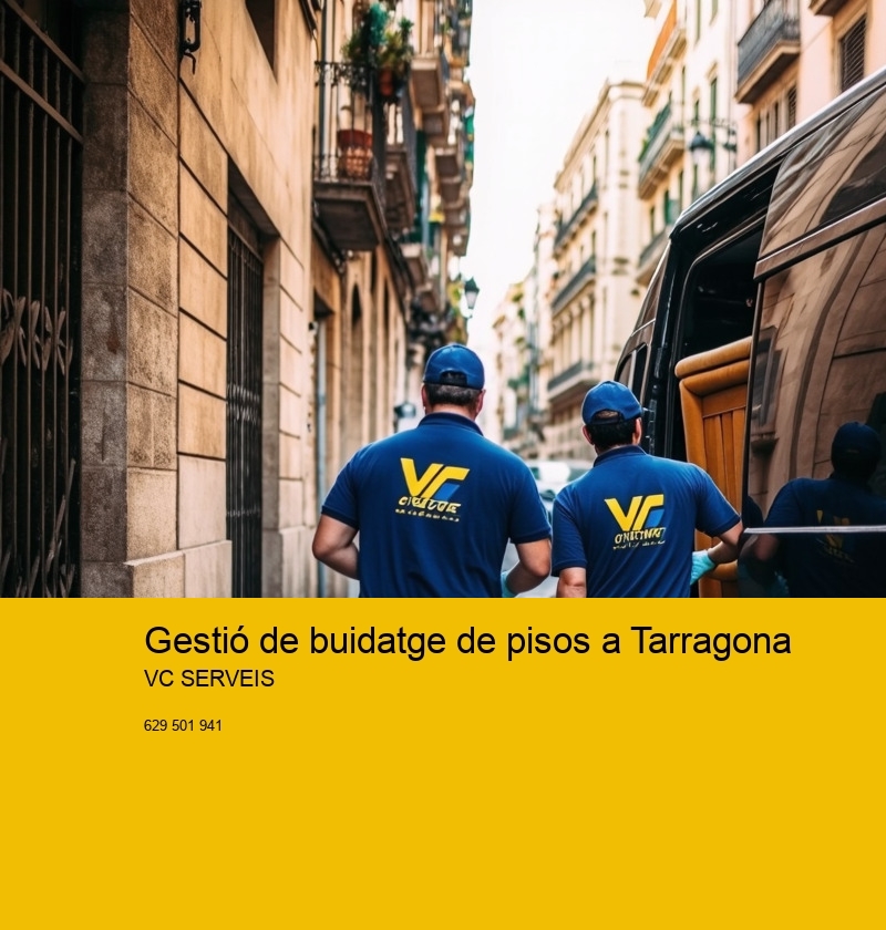 Gestió de buidatge de pisos a Tarragona
